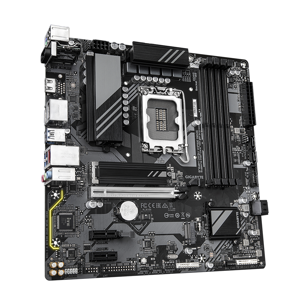GIGABYTE B760M DS3H WIFI6E GEN5 MOTHERBOARD 3 GIGABYTE B760M DS3H WIFI6E GEN5 MOTHERBOARD