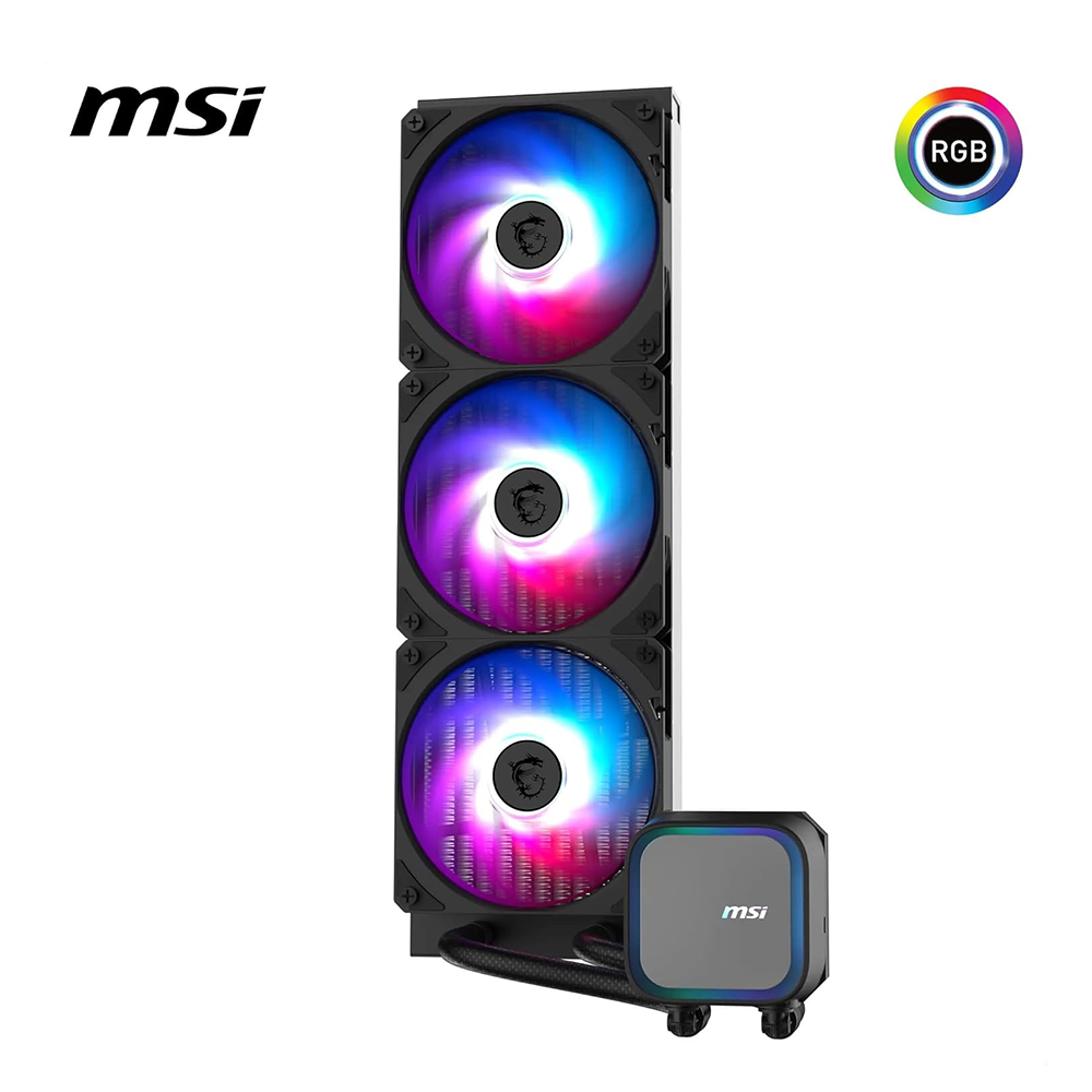 MSI MAG CORELIQUID A13 360 ARGB CPU LIQUID COOLER (BLACK) 6 MSI MAG CORELIQUID A13 360 ARGB CPU LIQUID COOLER (BLACK)