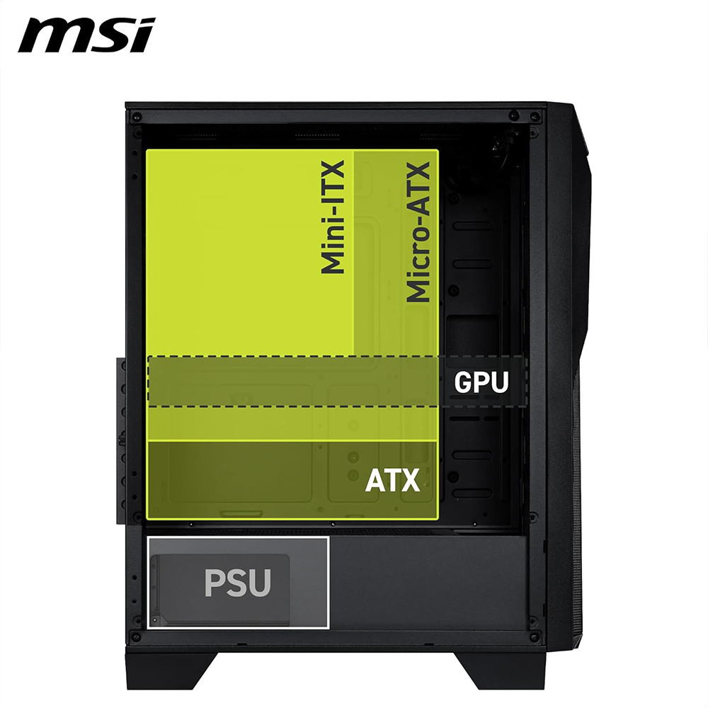 MSI MAG FORGE 130A AIRFLOW AUTO RGB ATX MID TOWER CASE 3 MSI MAG FORGE 130A AIRFLOW AUTO RGB ATX MID TOWER CASE