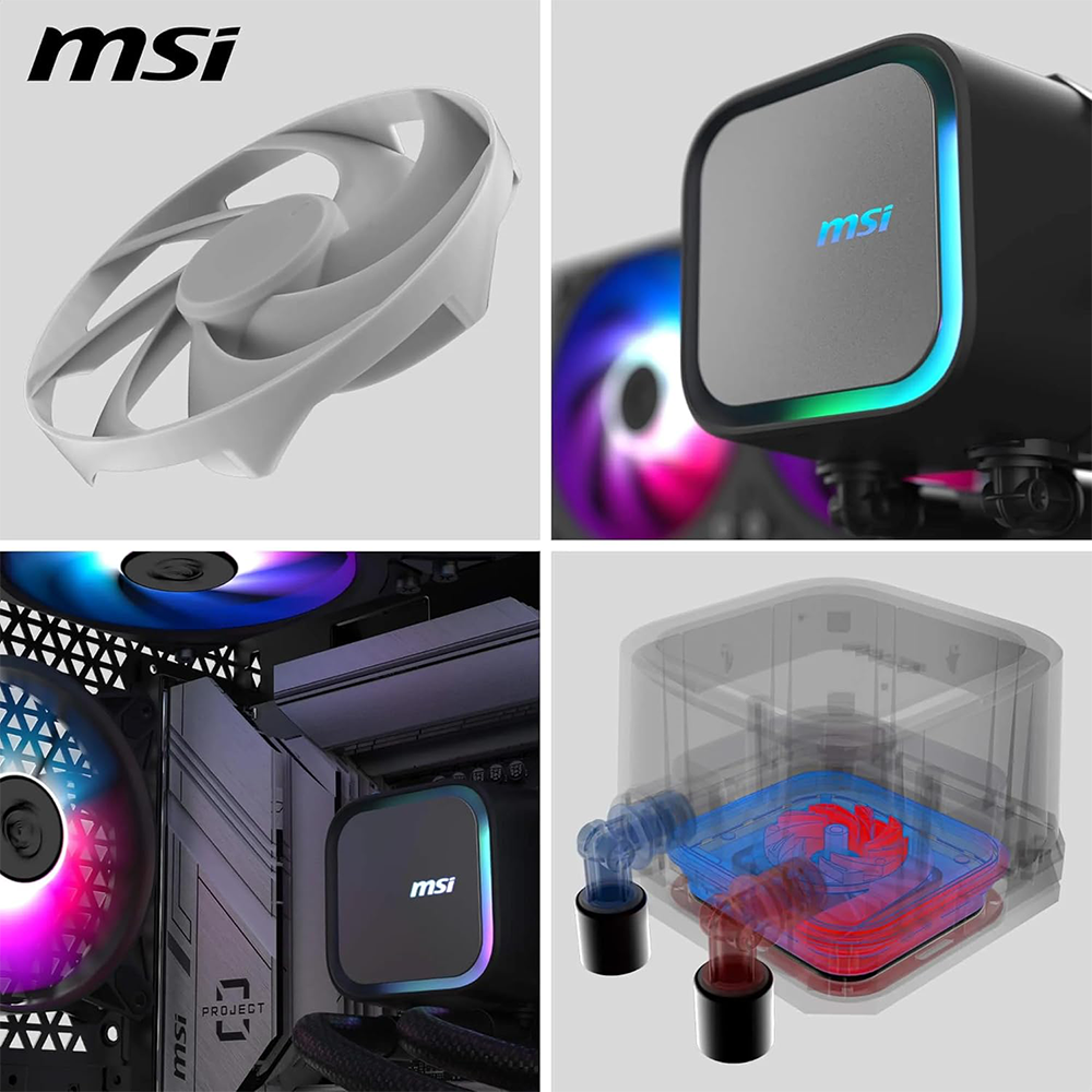 MSI MAG CORELIQUID A13 360 ARGB CPU LIQUID COOLER (BLACK) 5 MSI MAG CORELIQUID A13 360 ARGB CPU LIQUID COOLER (BLACK)
