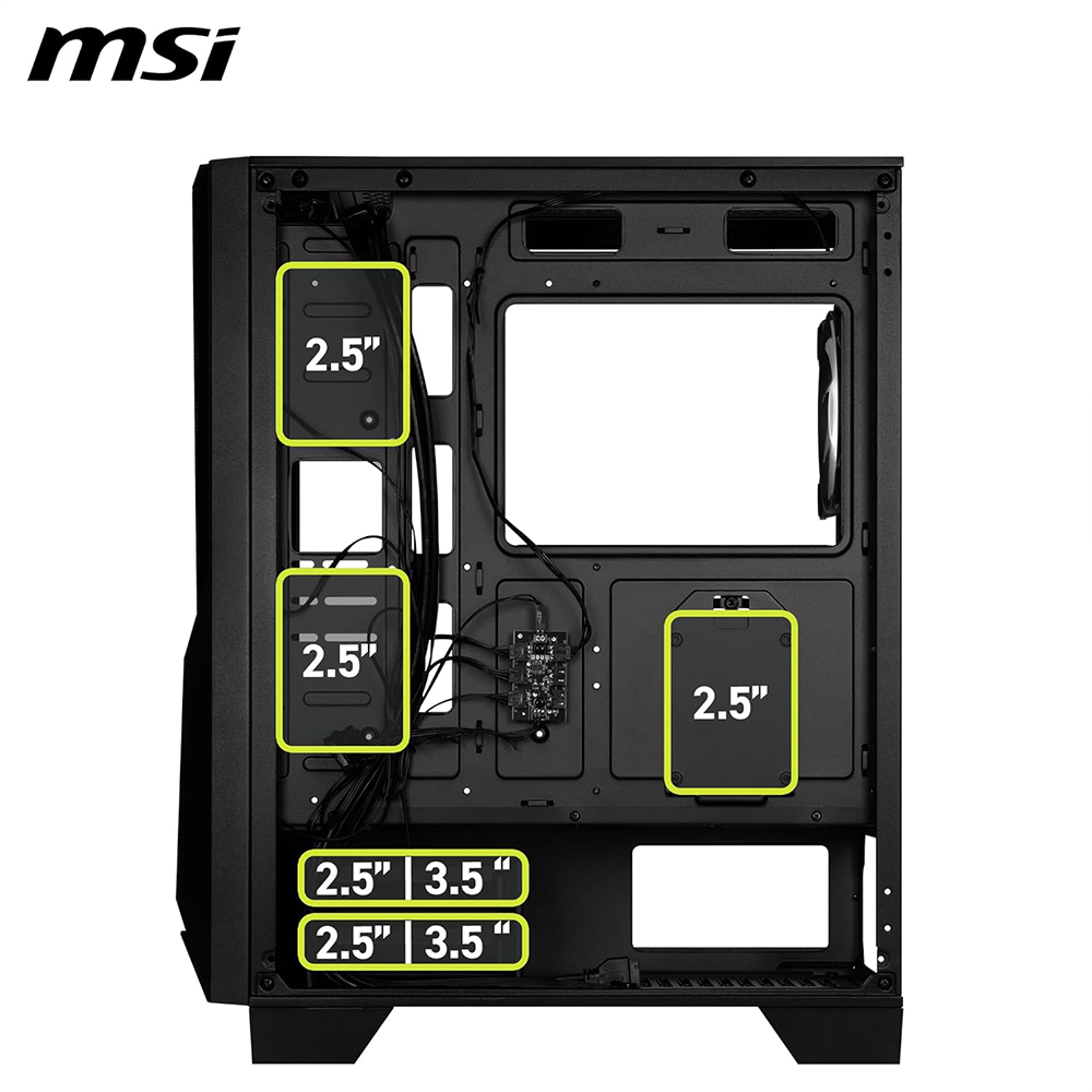 MSI MAG FORGE 130A AIRFLOW AUTO RGB ATX MID TOWER CASE 4 MSI MAG FORGE 130A AIRFLOW AUTO RGB ATX MID TOWER CASE
