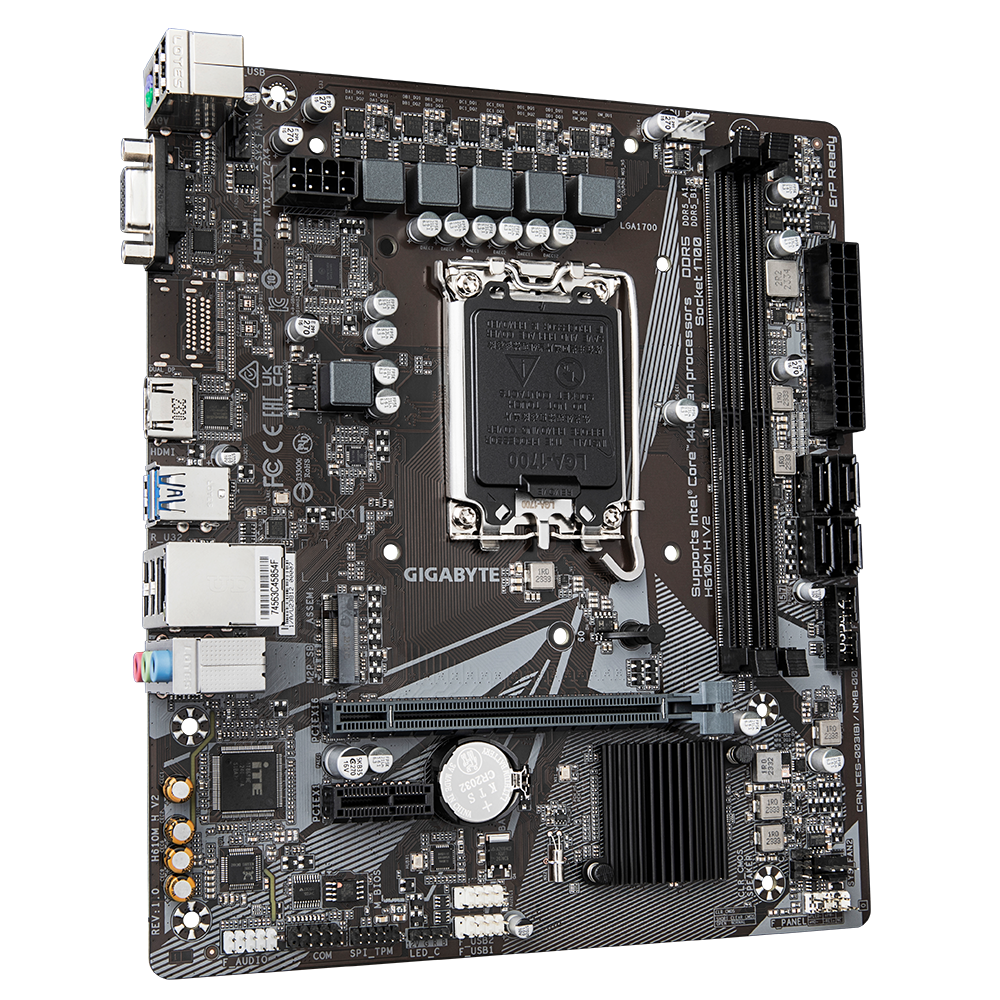 GIGABYTE H610M H V2 DDR5 MOTHERBOARD 3 GIGABYTE H610M H V2 DDR5 MOTHERBOARD