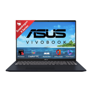 ASUS VIVOBOOK 16 (SNAPDRAGON X X1 26 100/16GB/512 SSD/W11/MSO24/ 16"/BLIT) (X1607QA-MB049WS) BLUE LAPTOP