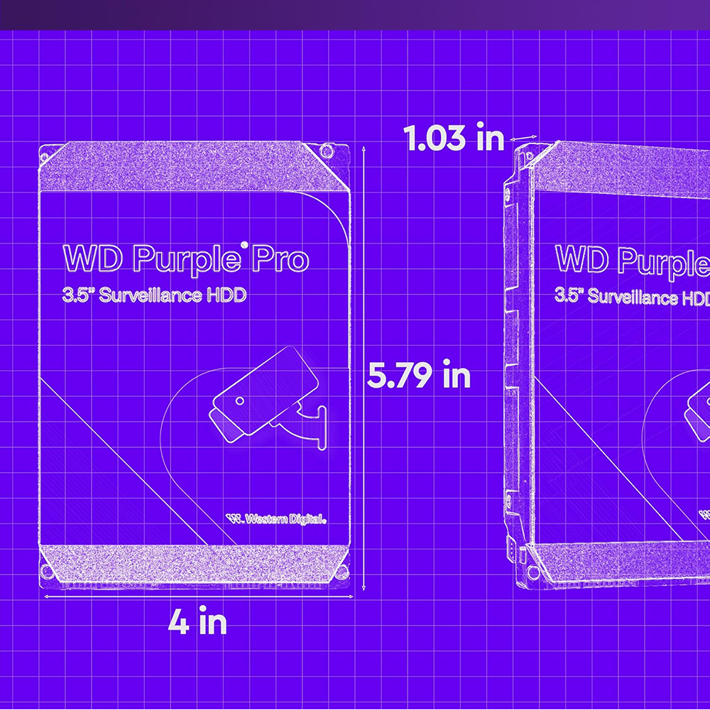 WESTERN DIGITAL PURPLE 26TB 7200RPM SURVEILLANCE INTERNAL HARD DRIVE 3 WESTERN DIGITAL PURPLE 26TB 7200RPM SURVEILLANCE INTERNAL HARD DRIVE