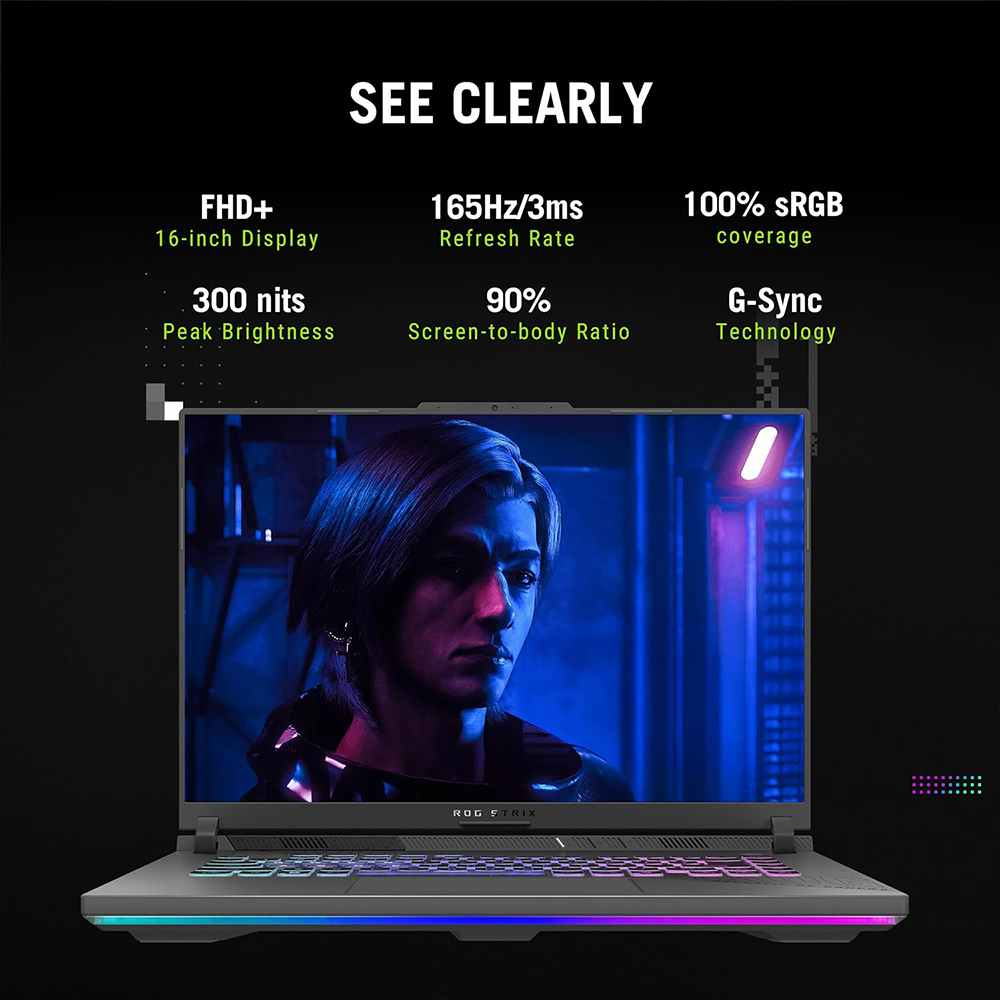 ASUS ROG STRIX G16 (RYZEN 9 8940HX/16GB/1TB SSD/W11/MSO24/8GB RTX5050/16"/BLIT) (G614PH-RV073WS) GRAY LAPTOP 4 ASUS ROG STRIX G16 (RYZEN 9 8940HX/16GB/1TB SSD/W11/MSO24/8GB RTX5050/16"/BLIT) (G614PH-RV073WS) GRAY LAPTOP