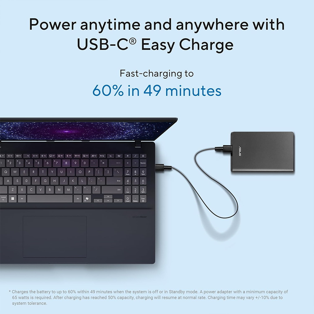 ASUS VIVOBOOK 16 (SNAPDRAGON X X1 26 100/16GB/512 SSD/W11/MSO24/ 16"/BLIT) (X1607QA-MB049WS) BLUE LAPTOP 4 ASUS VIVOBOOK 16 (SNAPDRAGON X X1 26 100/16GB/512 SSD/W11/MSO24/ 16"/BLIT) (X1607QA-MB049WS) BLUE LAPTOP