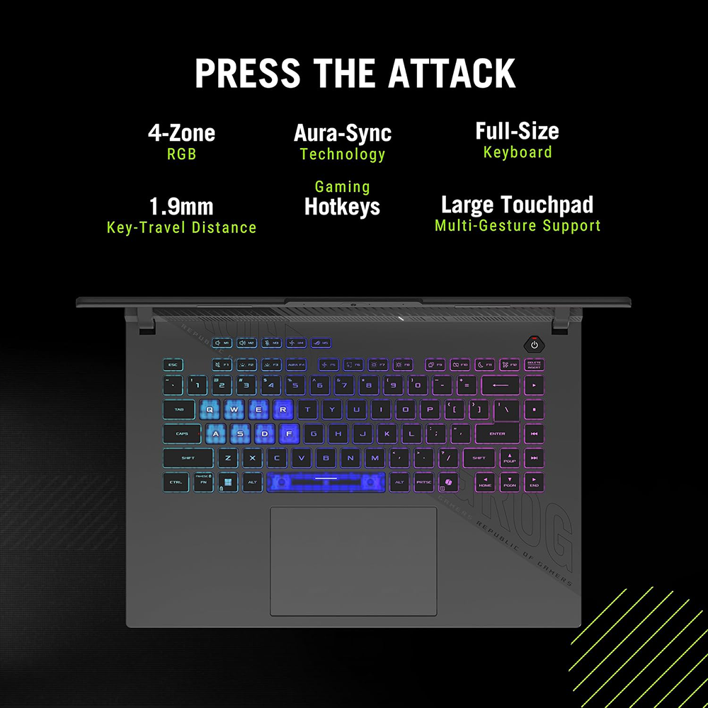 ASUS ROG STRIX G16 (RYZEN 9 8940HX/16GB/1TB SSD/W11/MSO24/8GB RTX5050/16"/BLIT) (G614PH-RV073WS) GRAY LAPTOP 7 ASUS ROG STRIX G16 (RYZEN 9 8940HX/16GB/1TB SSD/W11/MSO24/8GB RTX5050/16"/BLIT) (G614PH-RV073WS) GRAY LAPTOP