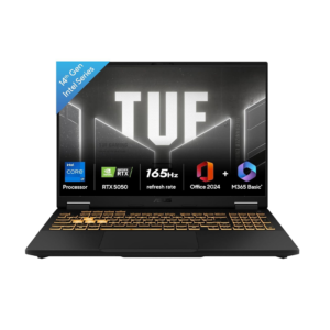 ASUS TUF GAMING F16 (CORE I7-14650HX/16GB/1TB SSD/W11/MSO24/ 8GB RTX5050/16") (FX608JHR-RV135WS) GRAY LAPTOP