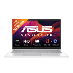 ASUS VIVOBOOK GO 15 (RYZEN 5 40/16GB/512 SSD/W11/MSO24/15.6") (E1504FA-BQ2113WS) SILVER LAPTOP