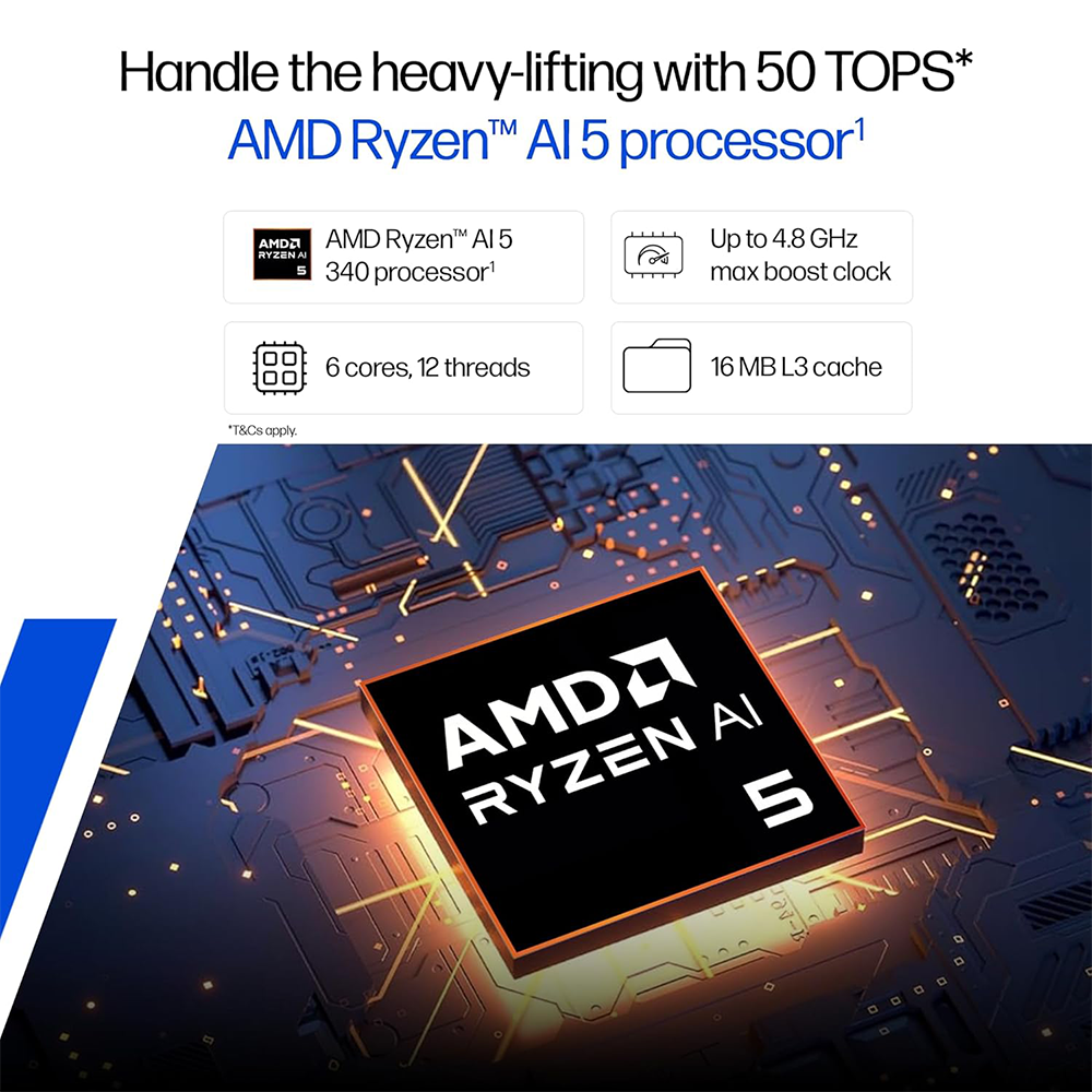HP OMNIBOOK 5 (RYZEN AI 5 340/16GB/1TB SSD/W11/MSO24/16"/TOUCH) (AG1045AU-C20W0PA) LAPTOP 3 HP OMNIBOOK 5 (RYZEN AI 5 340/16GB/1TB SSD/W11/MSO24/16"/TOUCH) (AG1045AU-C20W0PA) LAPTOP