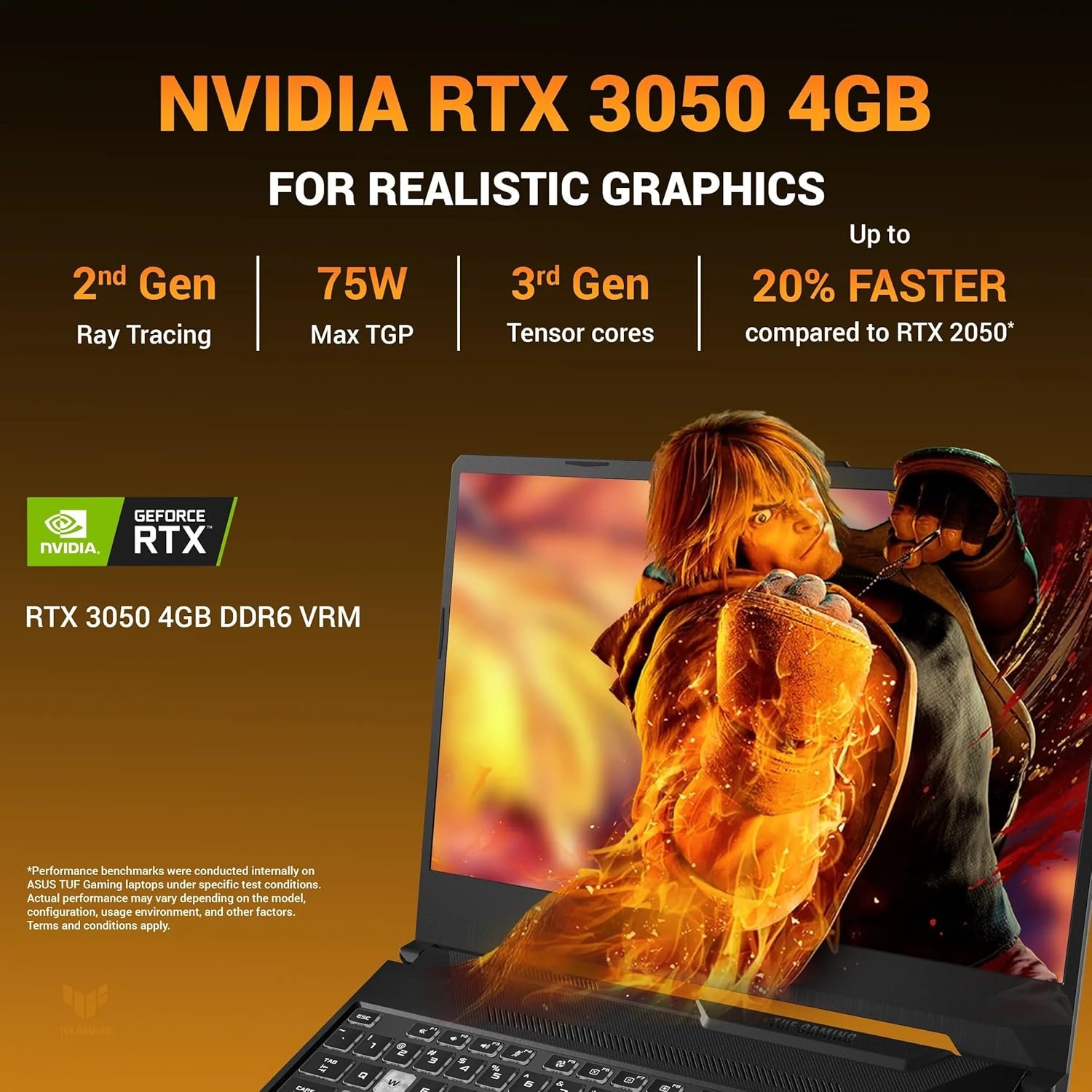 ASUS TUF GAMING A15 (RYZEN 7 170H/16GB/512 SSD/W11/MSO24/ 4 RTX3050/15.6"/BLIT) (FA506NCQ-HN007WS) BLACK LAPTOP 3 ASUS TUF GAMING A15 (RYZEN 7 170H/16GB/512 SSD/W11/MSO24/ 4 RTX3050/15.6"/BLIT) (FA506NCQ-HN007WS) BLACK LAPTOP
