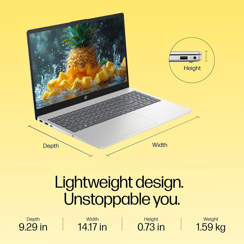 HP 15 (RYZEN 5 7520U/16GB/512 SSD/W11/MSO24/15.6") (FC0690AU-C94FVPA) LAPTOP 4 HP 15 (RYZEN 5 7520U/16GB/512 SSD/W11/MSO24/15.6") (FC0690AU-C94FVPA) LAPTOP
