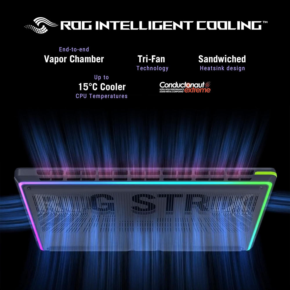 ASUS ROG STRIX G16 (CORE ULTRA 9 275HX/32GB/1TB SSD/W11/MSO24/8GB RTX5070/16"/BLIT) (G615LP-S5022WS) GRAY LAPTOP 4 ASUS ROG STRIX G16 (CORE ULTRA 9 275HX/32GB/1TB SSD/W11/MSO24/8GB RTX5070/16"/BLIT) (G615LP-S5022WS) GRAY LAPTOP