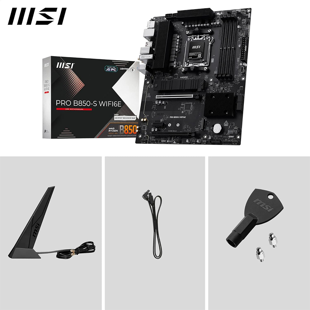 MSI PRO B850-S WIFI6E ATX MOTHERBOARD 7 MSI PRO B850-S WIFI6E ATX MOTHERBOARD