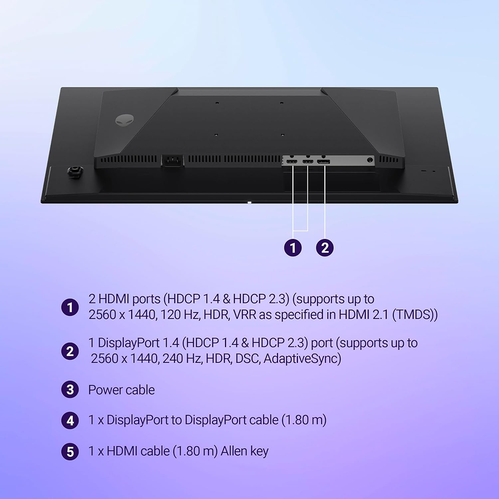 DELL ALIENWARE 27 INCH AW2726DM QD OLED GAMING MONITOR 8 DELL ALIENWARE 27 INCH AW2726DM QD OLED GAMING MONITOR