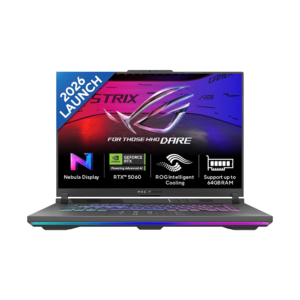 ASUS ROG STRIX G16 2026 (RYZEN 9 8940HX/16GB/1TB SSD/W11/MSO24/8GB RTX5060/16"/BLIT) (G614PM-TS219WS) GRAY LAPTOP