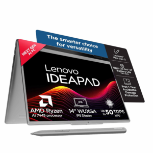 LENOVO IDEAPAD 5 (RYZEN AI 7 445/16GB/512 SSD/W11/MSO24/14"/TOUCH) (83UH000HIN) LAPTOP