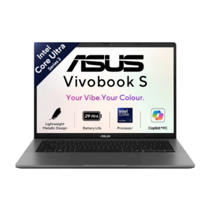 ASUS VIVOBOOOK S14 (CORE ULTRA 7 355/16GB/1TB SSD/W11/MSO24/ 14"/OLED) (S3407AA-SF060WS) GRAY LAPTOP