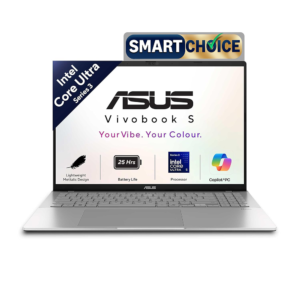 ASUS VIVOBOOK S16 (CORE ULTRA 5 325/16GB/512 SSD/W11/MSO24/16"/OLED) (S3607AA-SH087WS) SILVER LAPTOP