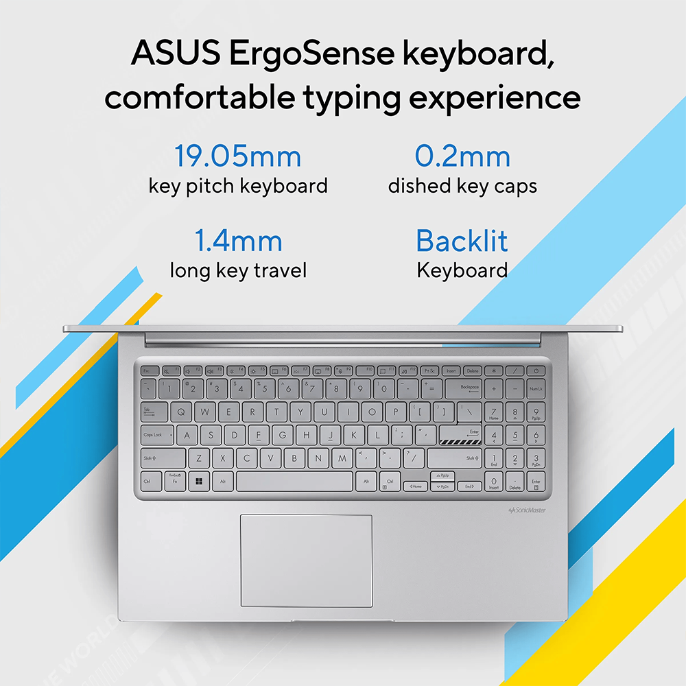 ASUS VIVOBOOK 15 (CORE 3 100U/8GB/512 SSD/W11/MSO24/15.6") (X1504VAP-IN005WS) SILVER LAPTOP 3 ASUS VIVOBOOK 15 (CORE 3 100U/8GB/512 SSD/W11/MSO24/15.6") (X1504VAP-IN005WS) SILVER LAPTOP