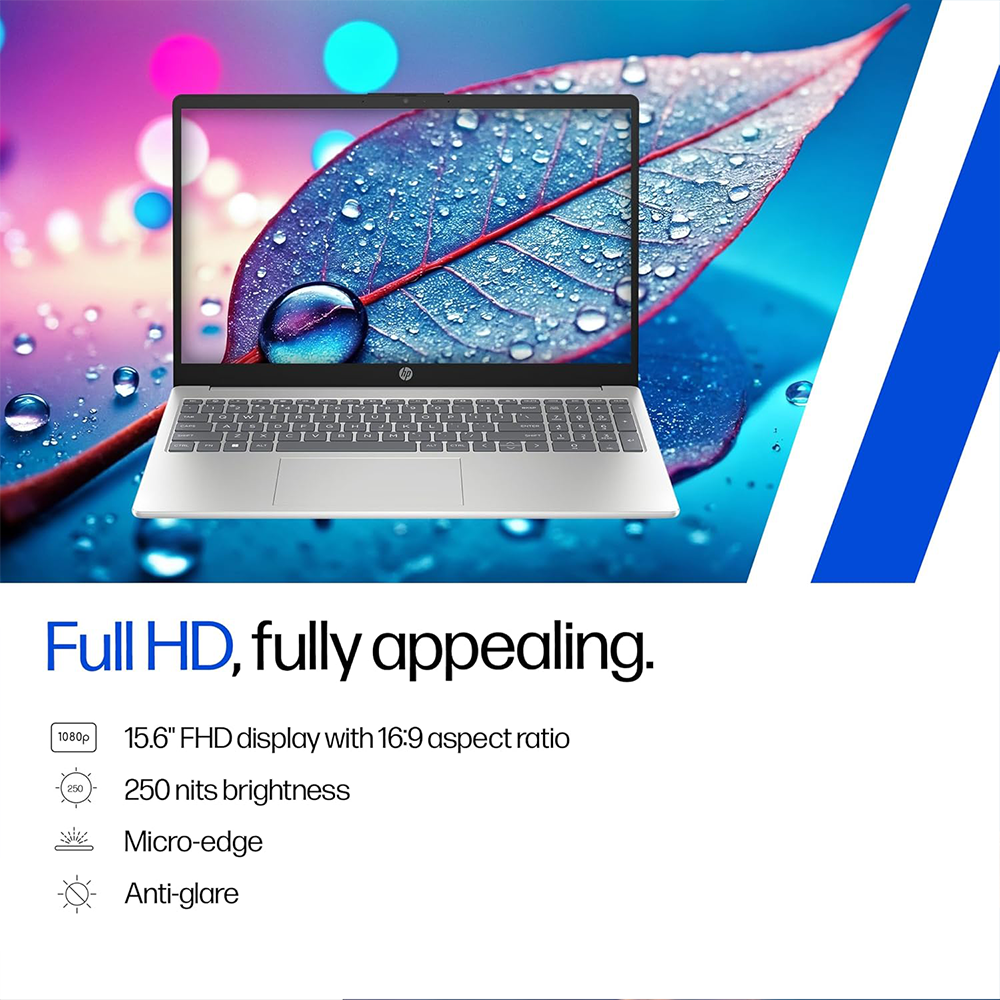 HP 15 (CORE 3 100U/8GB/512 SSD/W11/MSO24/15.6") (FD0883TU-D0NZ5PA) LAPTOP 4 HP 15 (CORE 3 100U/8GB/512 SSD/W11/MSO24/15.6") (FD0883TU-D0NZ5PA) LAPTOP