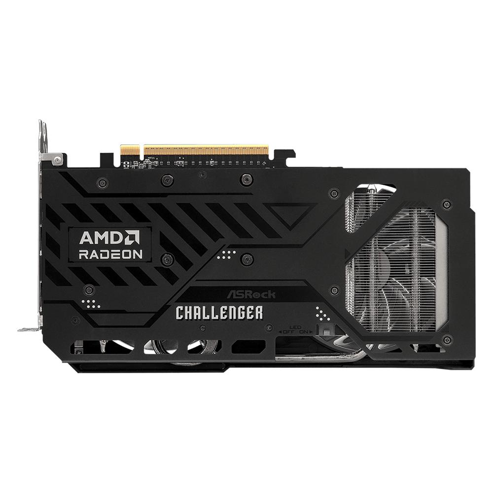 ASROCK AMD RADEON RX 9060 XT CHALLENGER 16GB GRAPHICS CARD 5 ASROCK AMD RADEON RX 9060 XT CHALLENGER 16GB GRAPHICS CARD