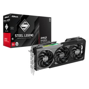ASROCK RX 9070 GRE STEEL LEGEND DARK 12GB OC GRAPHICS CARD