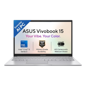 ASUS VIVOBOOK 15 (CORE 5 315/8GB/512 SSD/W11/MSO24/15.6") (X1504MA-BQ832WS) SILVER LAPTOP