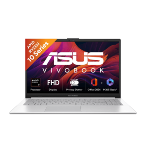 ASUS VIVOBOOK GO 15 (RYZEN 3 30/8GB/256 SSD/W11/MSO24/15.6") (E1504FA-BQ5489WS) SILVER LAPTOP