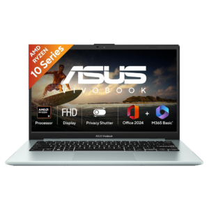 ASUS VIVOBOOK GO 15 (RYZEN 3 30/8GB/512 SSD/W11/MSO24/15.6") (E1504FA-BQ2117WS) GREEN LAPTOP