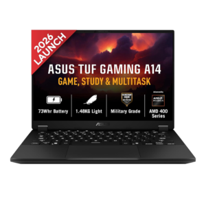 ASUS TUF GAMING A14 (RYZEN AI 9 465/16GB/512 SSD/W11/MSO24/8GB RTX5060/14") (FA401GM-RG038WS) GRAY LAPTOP