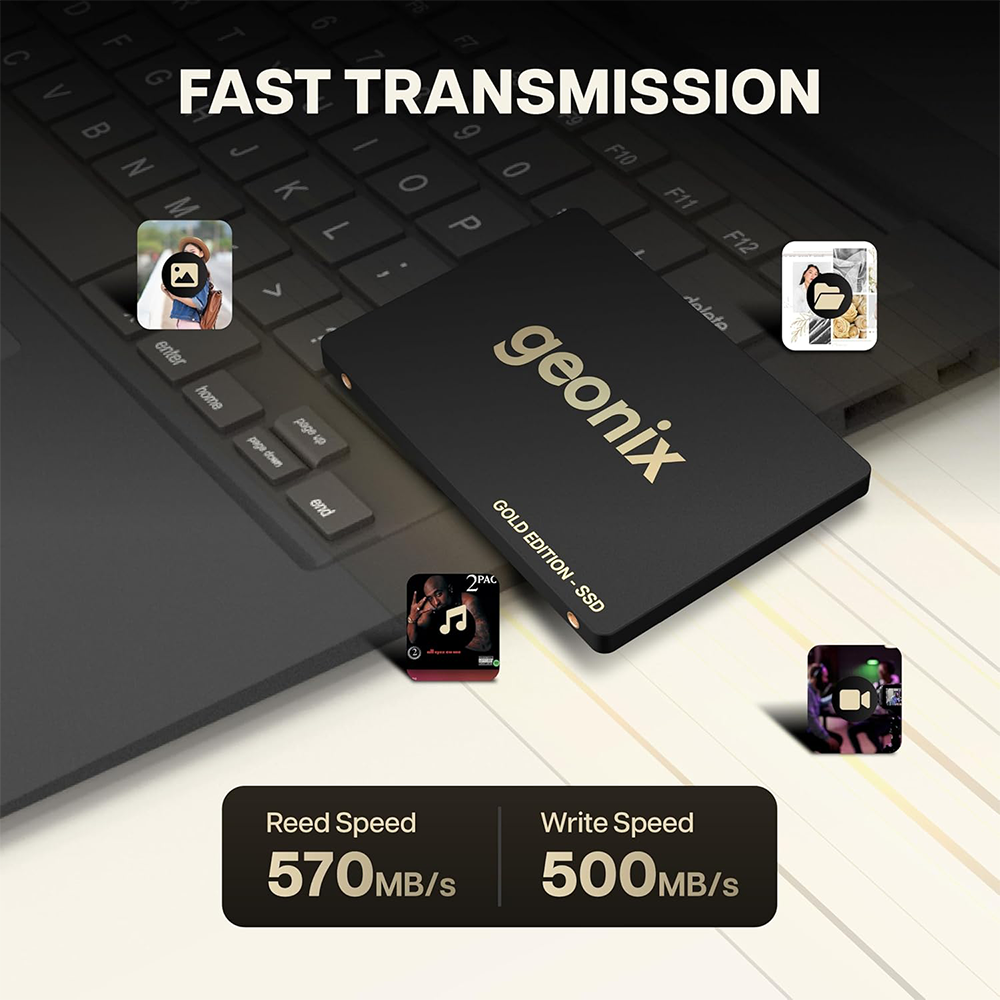 GEONIX 256GB 2.5 INCH SATA INTERNAL SSD 2 GEONIX 256GB 2.5 INCH SATA INTERNAL SSD
