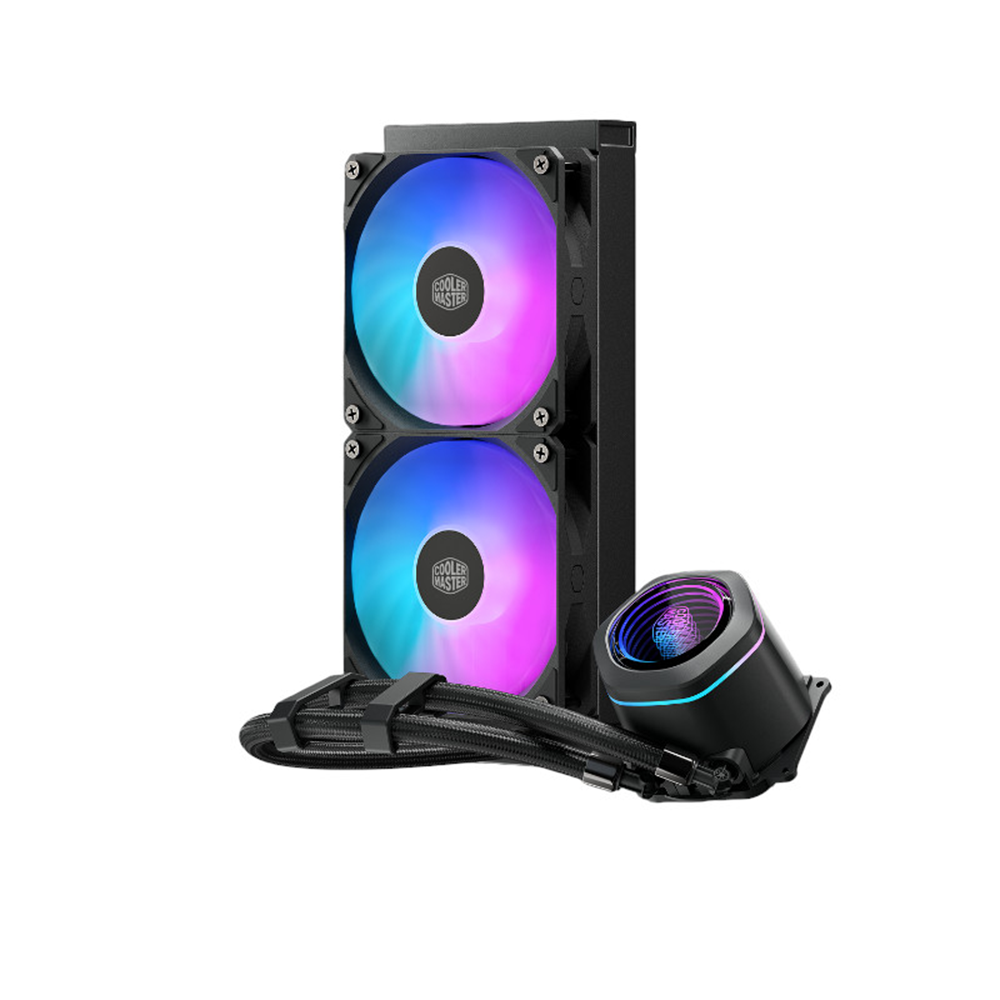COOLER MASTER MASTERLIQUID CORE NEX 240 ARGB CPU LIQUID COOLER 2 COOLER MASTER MASTERLIQUID CORE NEX 240 ARGB CPU LIQUID COOLER