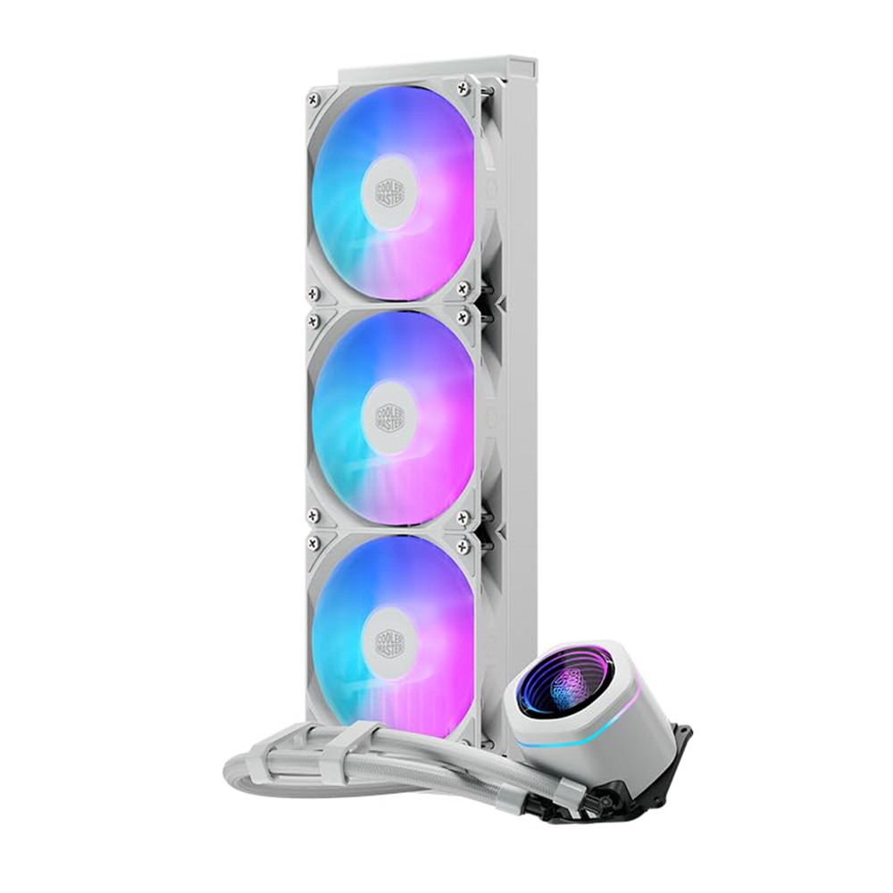 COOLER MASTER MASTERLIQUID CORE NEX DIGITAL 360 WHITE CPU LIQUID COOLER 2 COOLER MASTER MASTERLIQUID CORE NEX DIGITAL 360 WHITE CPU LIQUID COOLER
