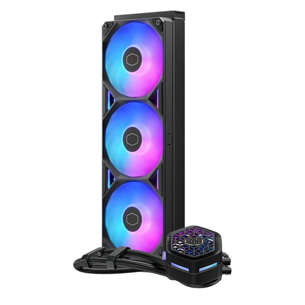 COOLER MASTER MASTERLIQUID ATMOS II VRM FAN 360MM ARGB CPU LIQUID COOLER 2 COOLER MASTER MASTERLIQUID ATMOS II VRM FAN 360MM ARGB CPU LIQUID COOLER