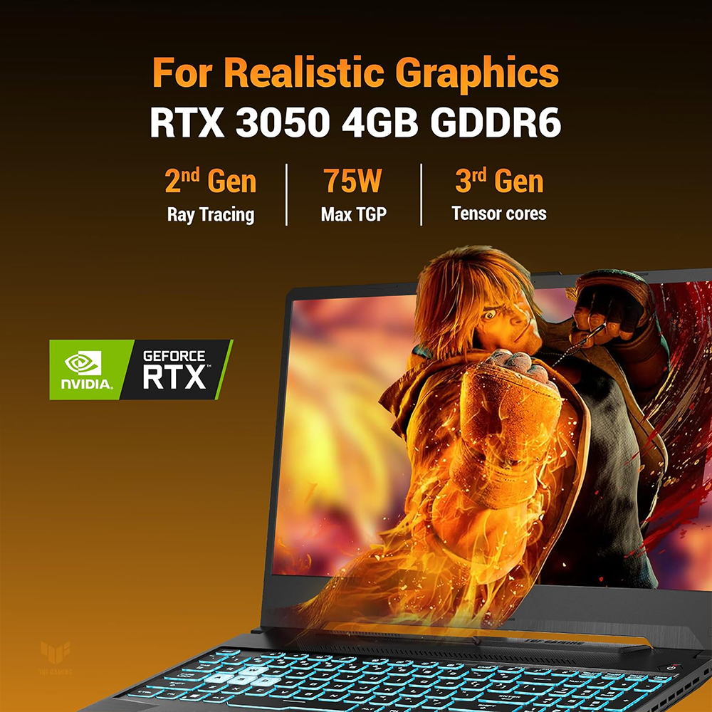 ASUS TUF GAMING A15 (RYZEN 7 155/16GB/512 SSD/W11/MSO24/4GB RTX3050/15.6"/BLIT) (FA506NCG-HN443WS) BLACK LAPTOP 3 ASUS TUF GAMING A15 (RYZEN 7 155/16GB/512 SSD/W11/MSO24/4GB RTX3050/15.6"/BLIT) (FA506NCG-HN443WS) BLACK LAPTOP