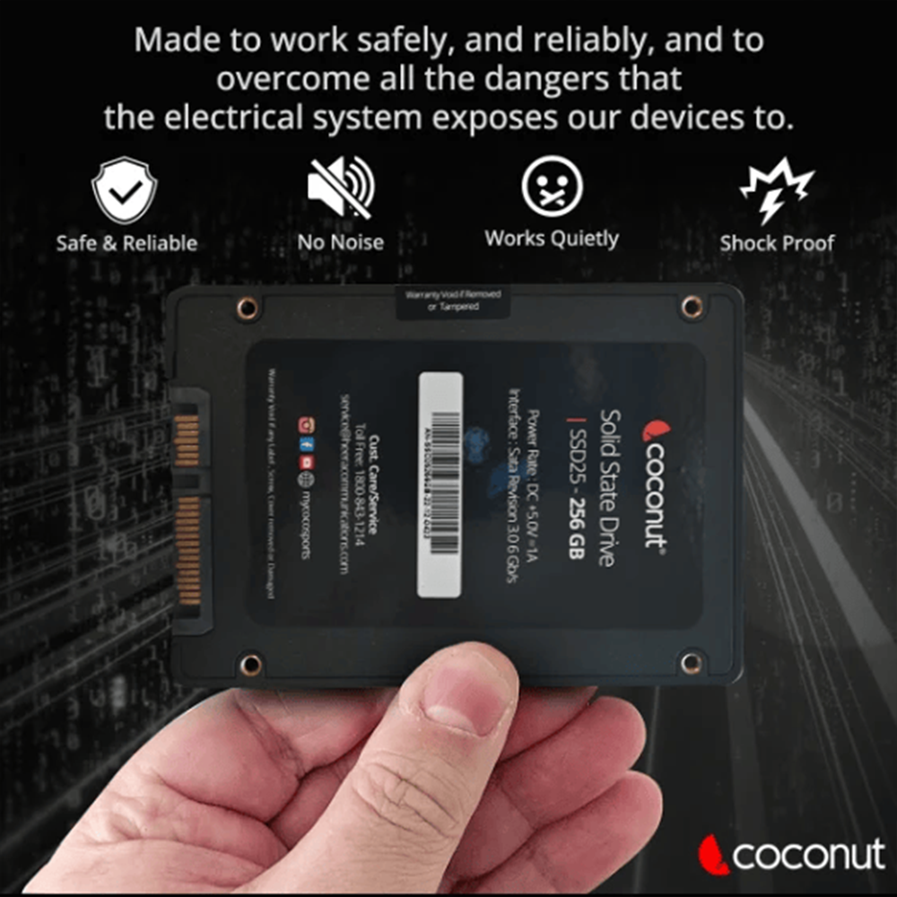 COCONUT 256GB 2.5 INCH SATA SSD 3 COCONUT 256GB 2.5 INCH SATA SSD