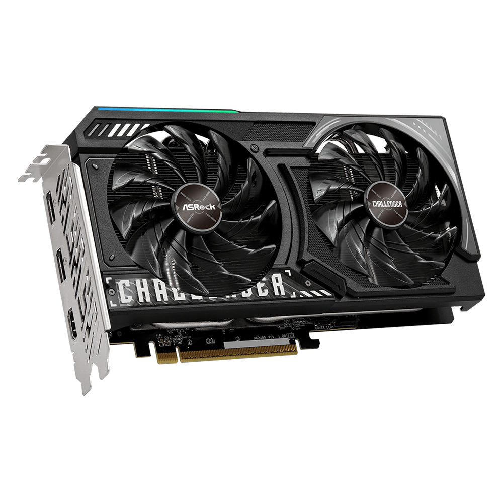 ASROCK RX 9050 CHALLENGER 8GB GDDR6 GRAPHICS CARD 4 ASROCK RX 9050 CHALLENGER 8GB GDDR6 GRAPHICS CARD
