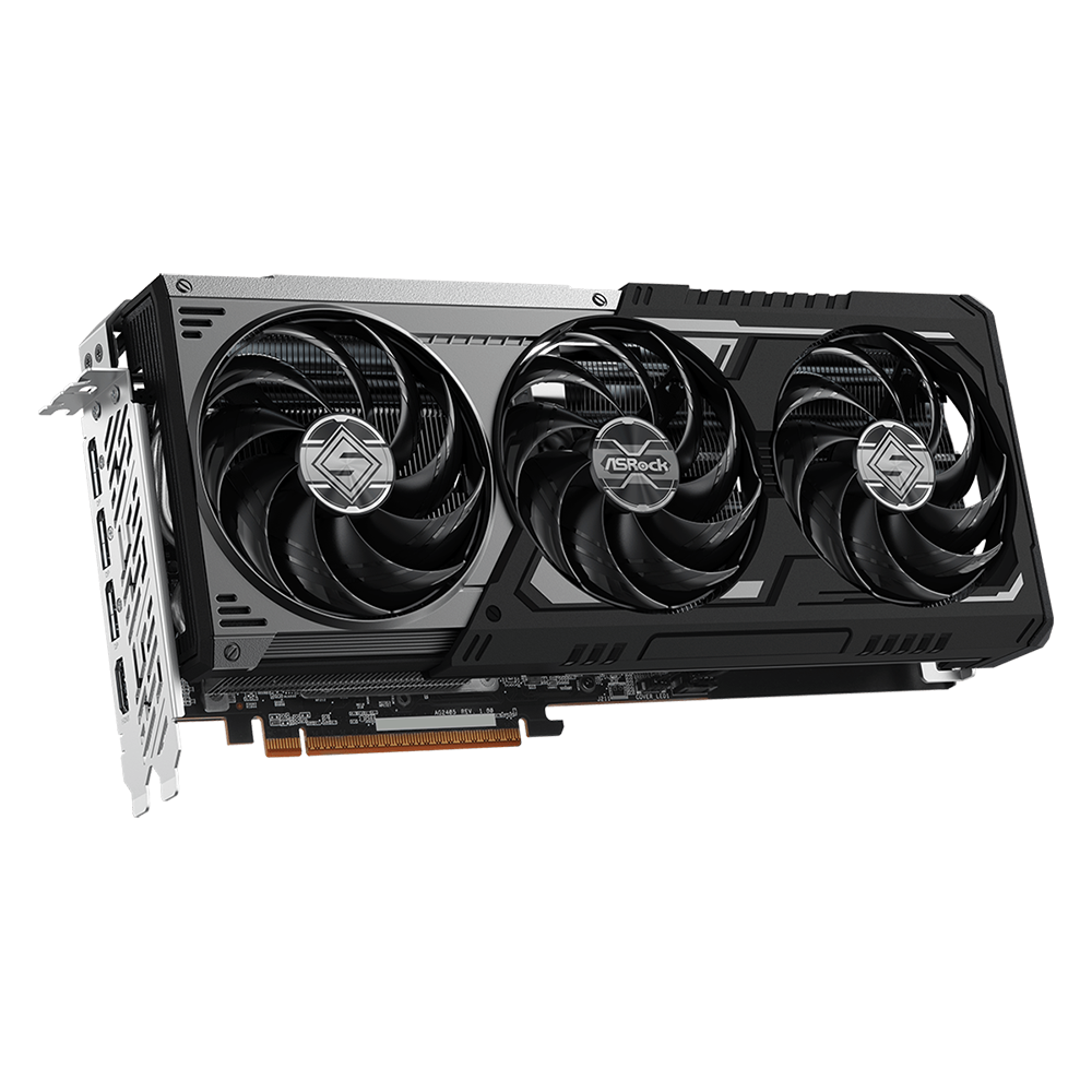 ASROCK RX 9070 GRE STEEL LEGEND DARK 12GB OC GRAPHICS CARD 4 ASROCK RX 9070 GRE STEEL LEGEND DARK 12GB OC GRAPHICS CARD