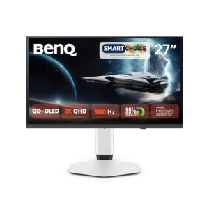 BENQ MOBIUZ EX271QZ 27” (SMARTCHOICE) 2K QHD 3RD GEN QD-OLED 500HZ GAMING MONITOR