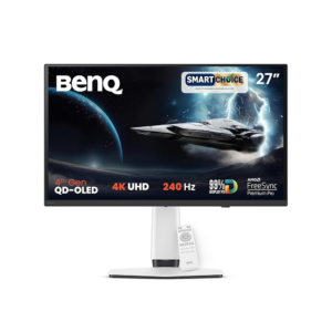 BENQ MOBIUZ EX271UZ (SMARTCHOICE) 27” 4K UHD 4TH GEN QD-OLED 240HZ GAMING MONITOR