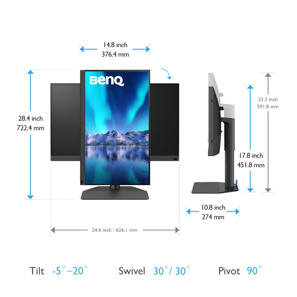BENQ SW272Q 27 2560X1440P 2K MONITOR 4 BENQ SW272Q 27 2560X1440P 2K MONITOR