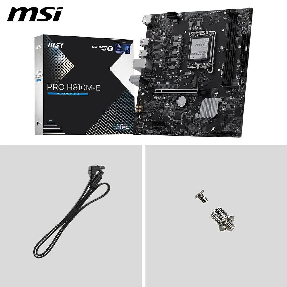 MSI PRO H810M-E DDR5 M-ATX MOTHERBOARD 4 MSI PRO H810M-E DDR5 M-ATX MOTHERBOARD