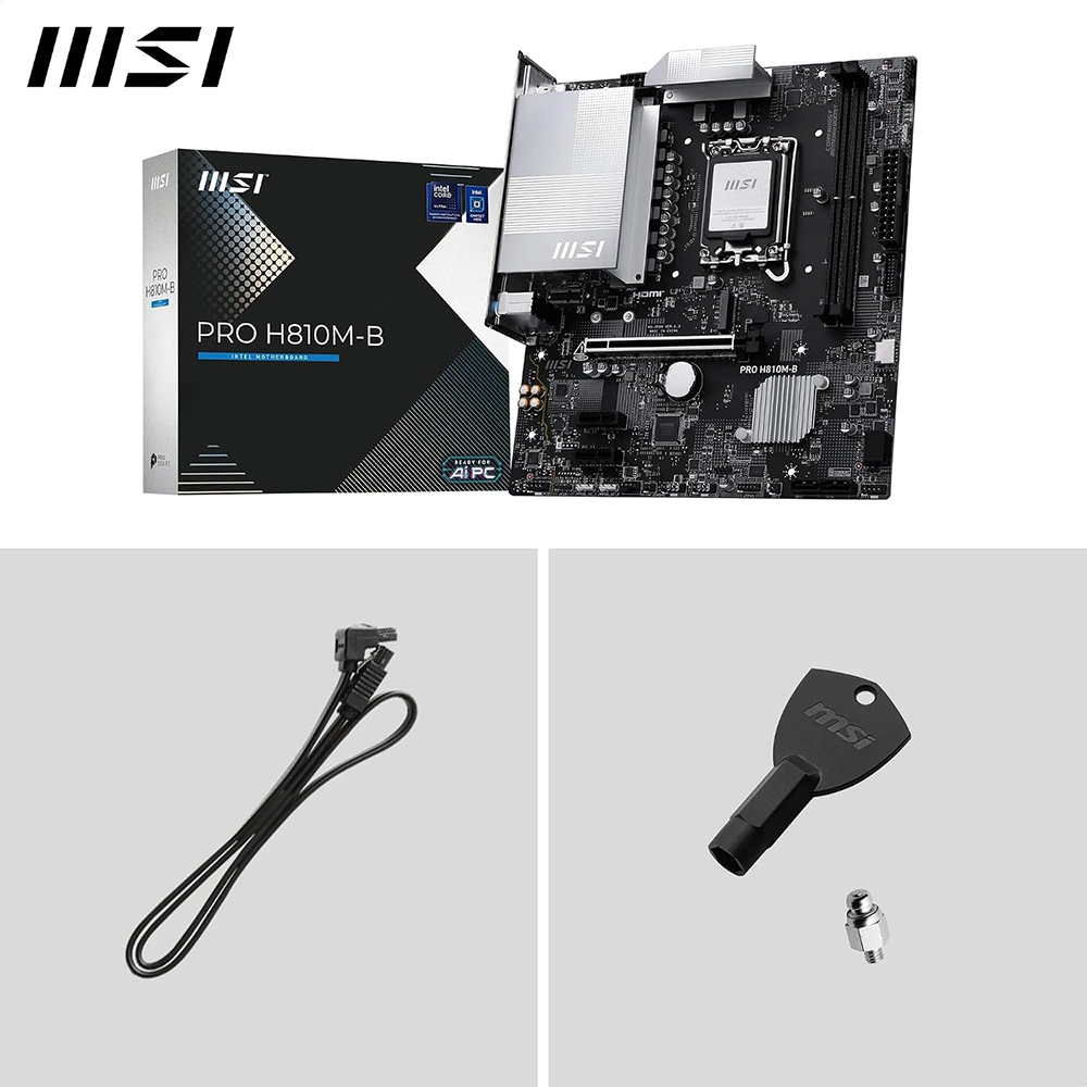 MSI PRO H810M-B DDR5 M-ATX MOTHERBOARD 4 MSI PRO H810M-B DDR5 M-ATX MOTHERBOARD