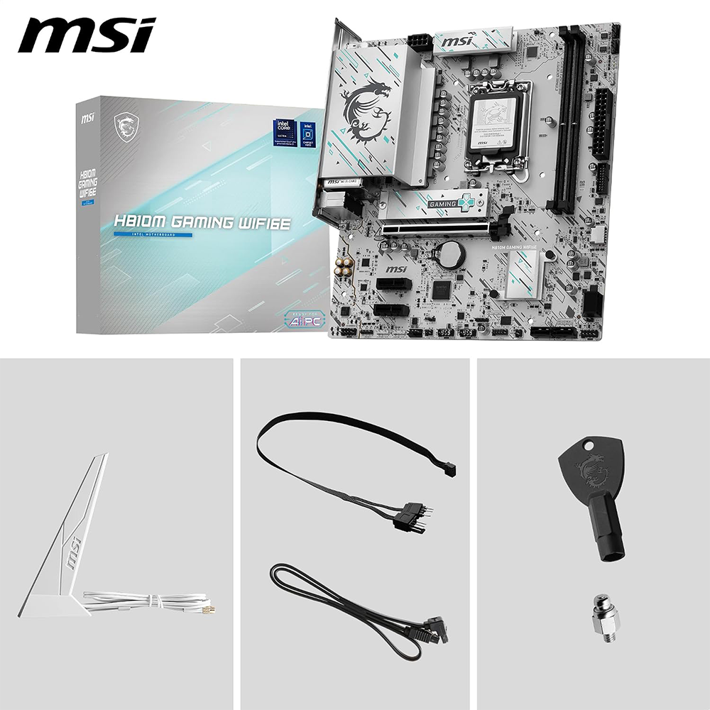 MSI H810M GAMING WIFI6E M-ATX MOTHERBOARD 4 MSI H810M GAMING WIFI6E M-ATX MOTHERBOARD