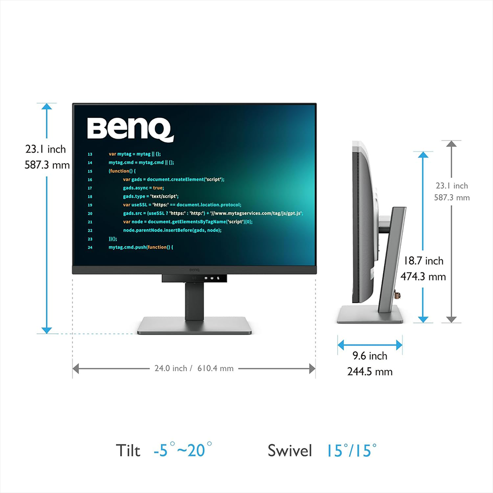 BENQ RD280U 28.2”(SMARTCHOICE) 4K+ 3840X2560 3:2 SPECIAL RATIO PROGRAMMING MONITOR WITH BACKLIGHT 4 BENQ RD280U 28.2”(SMARTCHOICE) 4K+ 3840X2560 3:2 SPECIAL RATIO PROGRAMMING MONITOR WITH BACKLIGHT